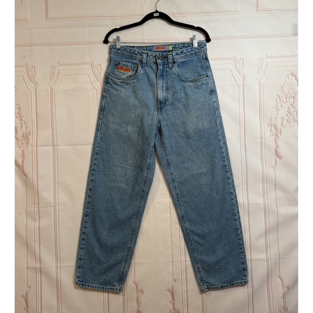 Empyre Relax Womens Blue Denim Baggy Jeans Size 28x27